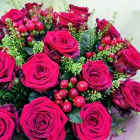 GP038   Rožių puokštė